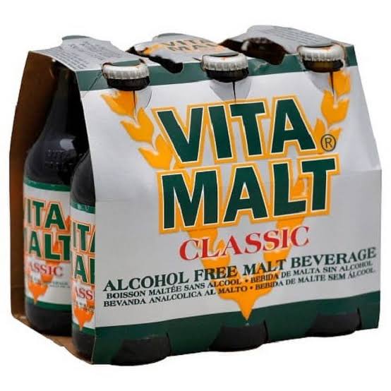 Vita Malt – Energizing Non‑Alcoholic Malt Beverage – Pack of 6 Bottles