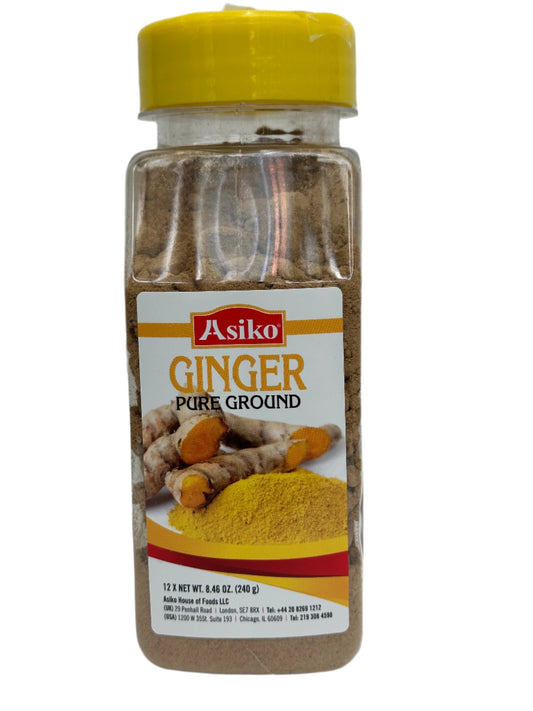 Asiko Ginger – Pure Ginger Spice for Flavoring Soups, Stews & Baked Goods