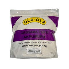 Ola Ola Cassava Flour (Akpu/Fufu) – Fermented, Smooth Swallow for Traditional African Meals